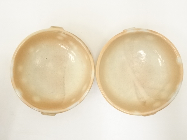 道具 ] - 道具 萩焼 松田龍司造 組平鉢2客（共箱） | ネットショップ圭